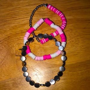 CUSTOM bracelet set of 3 please comment below what colors